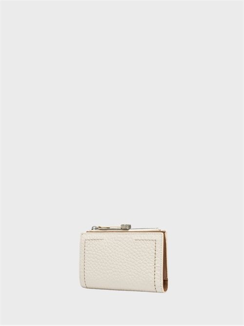 Small maxi grain leather wallet with zip GIANNI CHIARINI MARCELLA | PF6003TKLSABBIA
